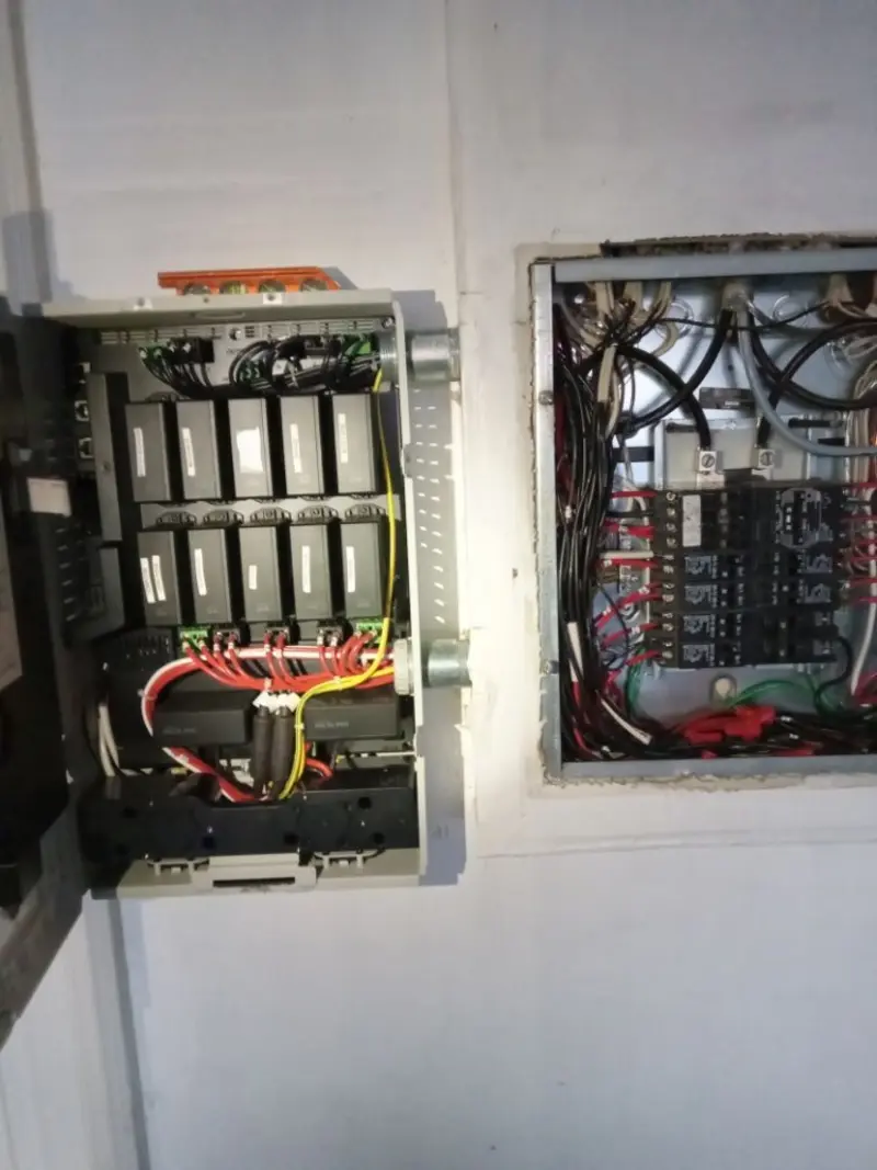 Electrical panel upgrade completed for Indoor Lighting Installation in Hamilton